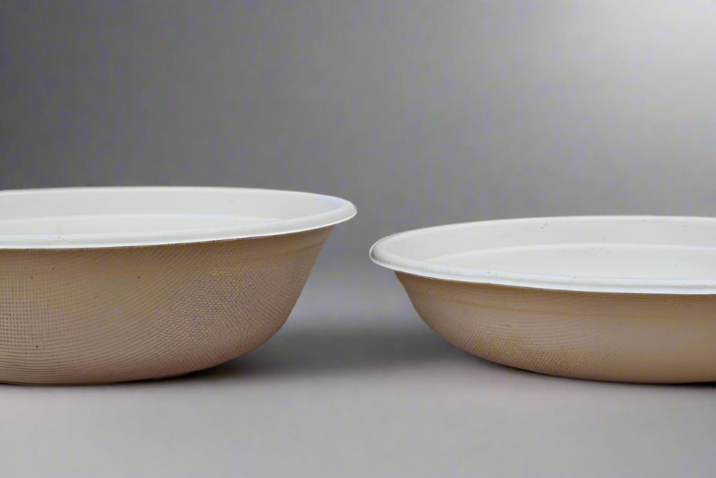 24Oz Round Bagasse Bowl