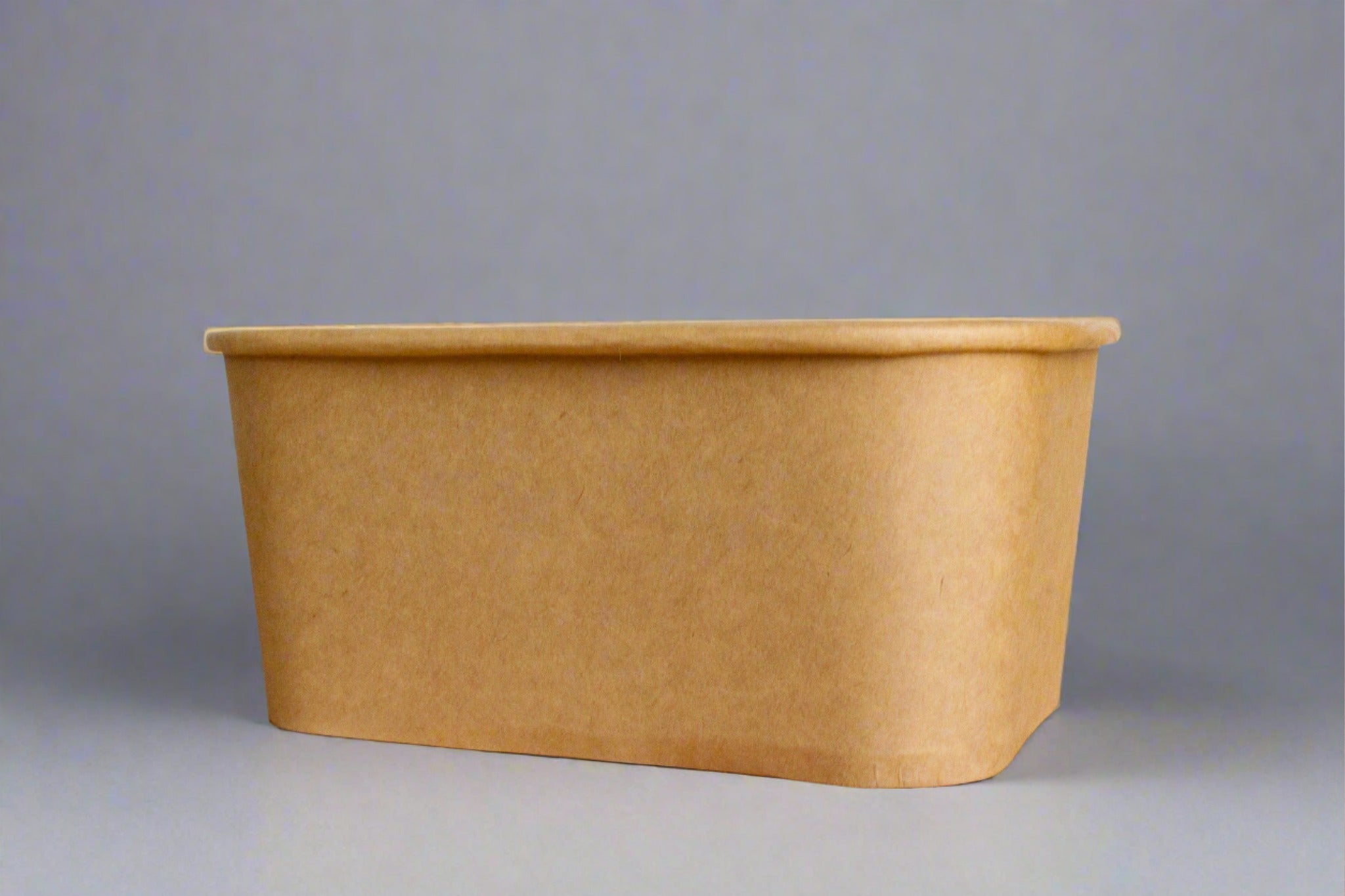 Rectangular Kraft Salad Bowl 750ml - 300pcs