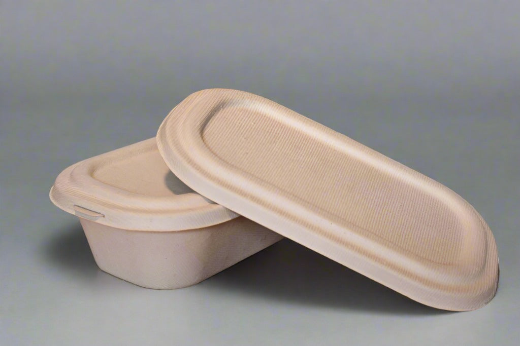 Bagasse Oval Salad Bowl Lid